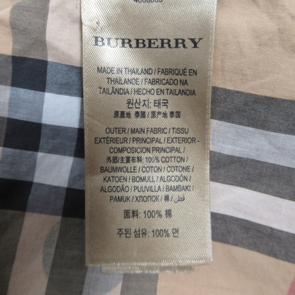 Burberry London England Women's Polka-Dot Check Shirt Archive Beige Size S - Picture 10 of 12